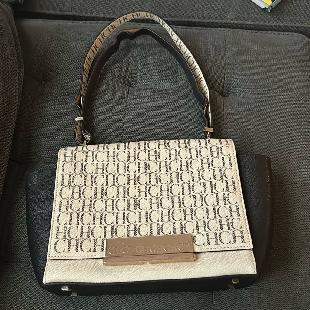 Ch Carolina Herrera Ch Logo Bag Brand New Still With Plastic